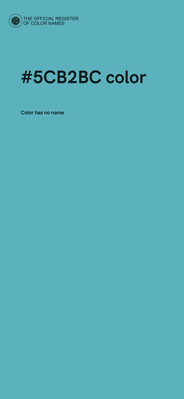#5CB2BC color image