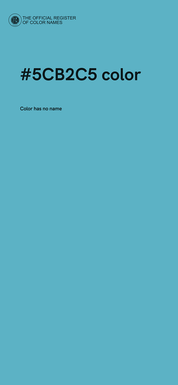 #5CB2C5 color image