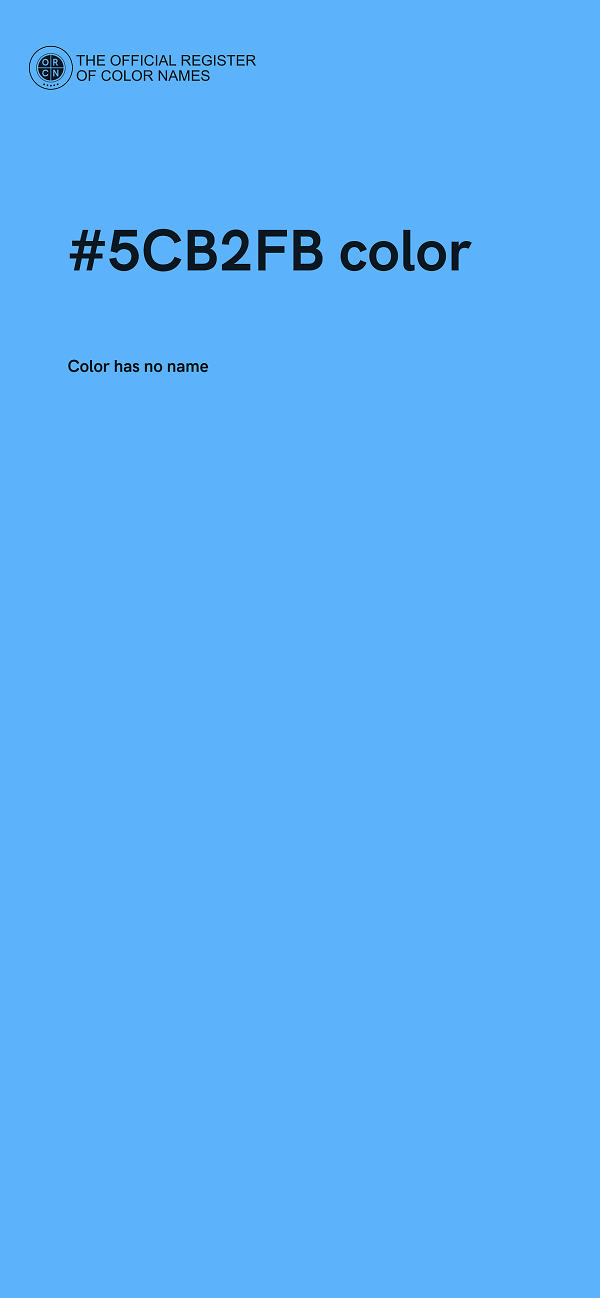 #5CB2FB color image