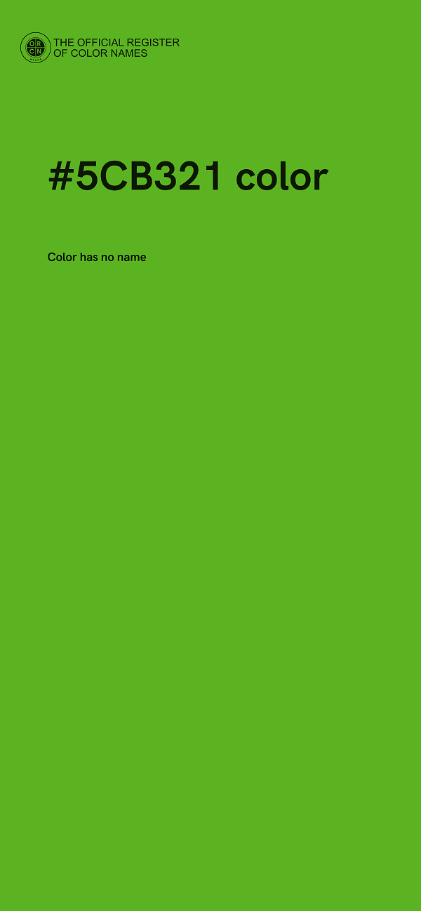 #5CB321 color image
