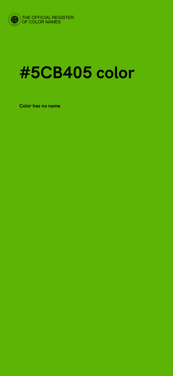 #5CB405 color image