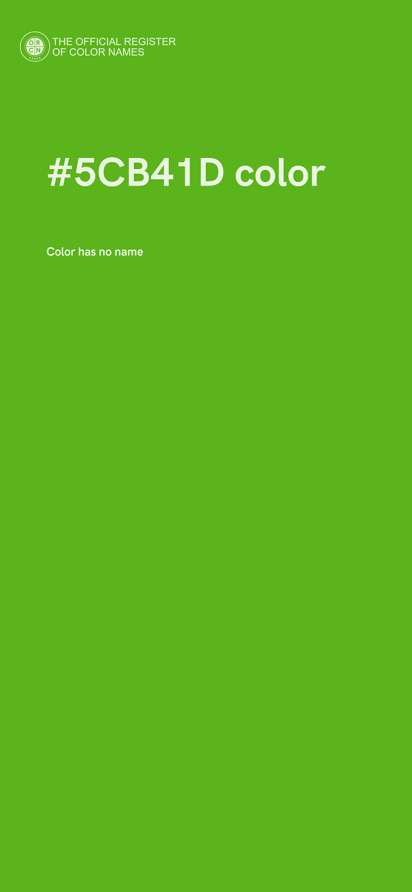 #5CB41D color image