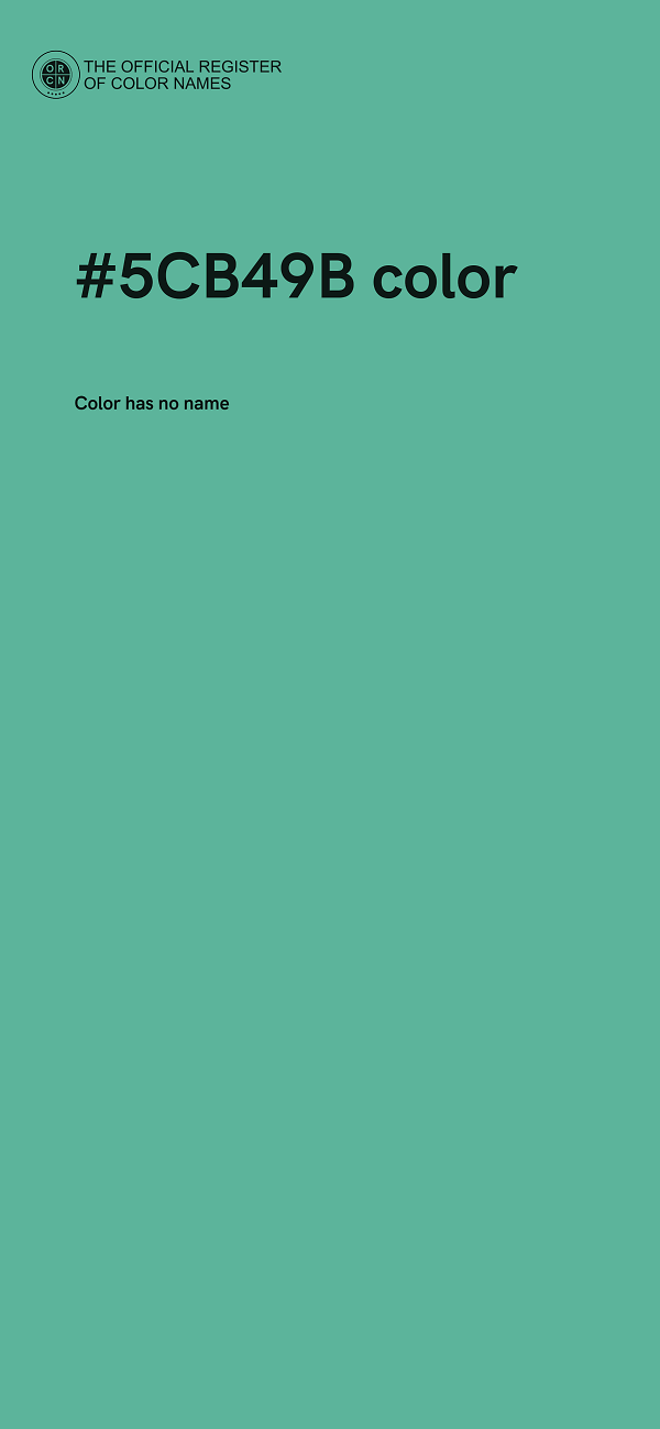 #5CB49B color image