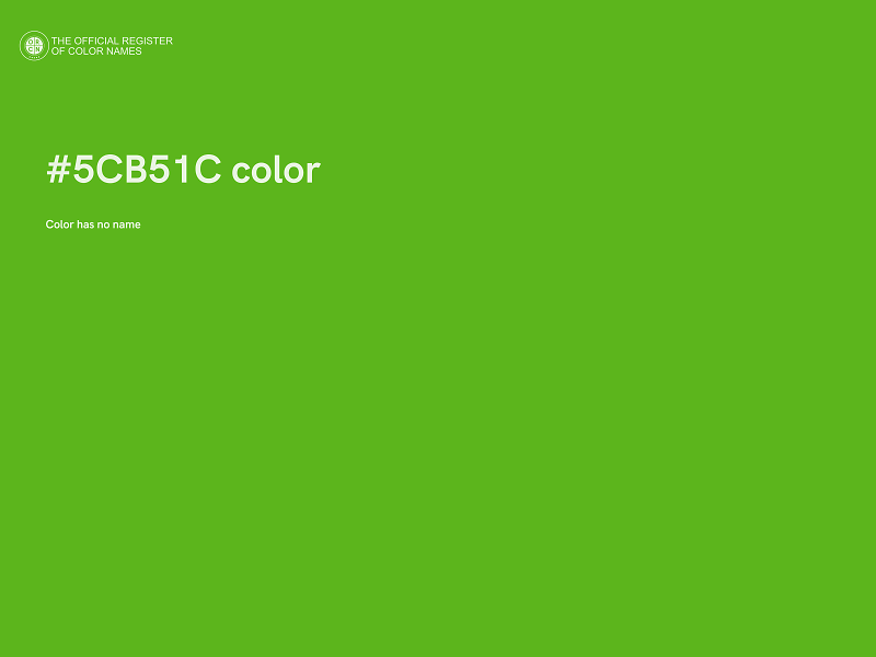 #5CB51C color image