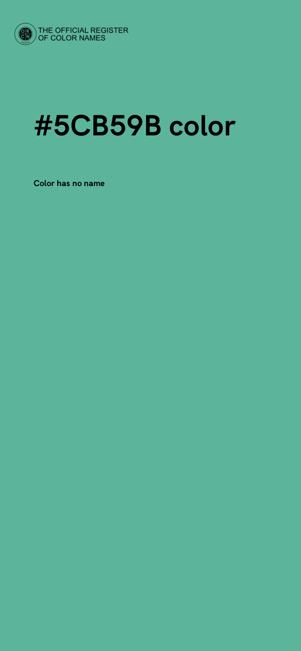 #5CB59B color image