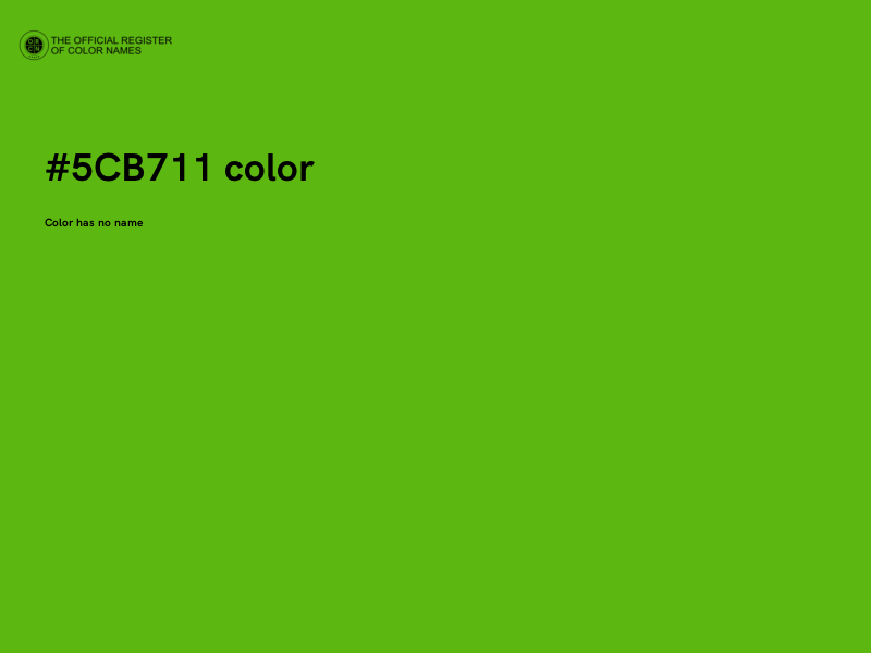 #5CB711 color image