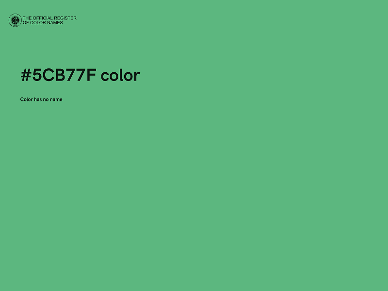 #5CB77F color image