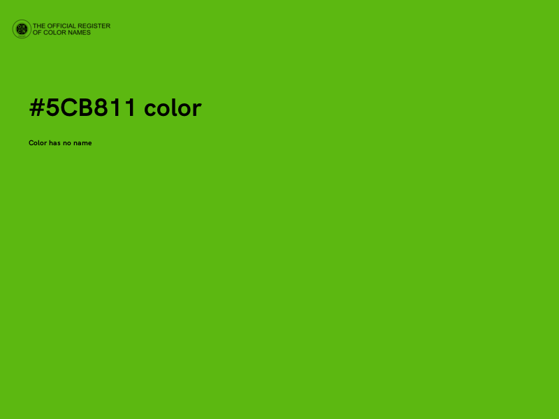 #5CB811 color image
