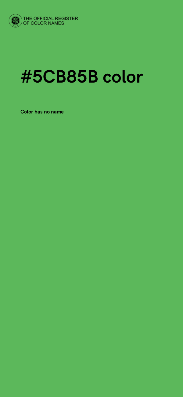 #5CB85B color image
