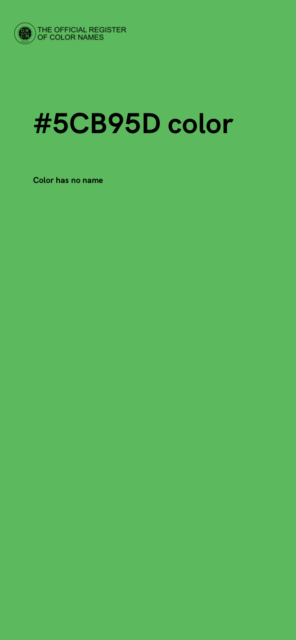 #5CB95D color image