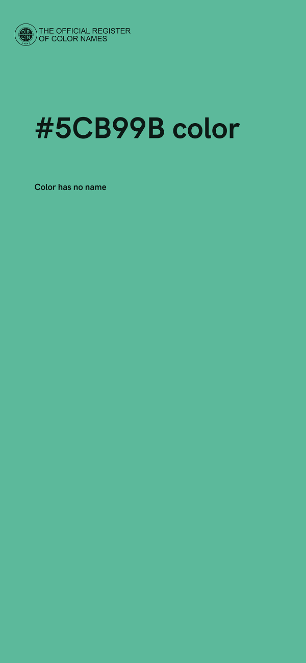 #5CB99B color image