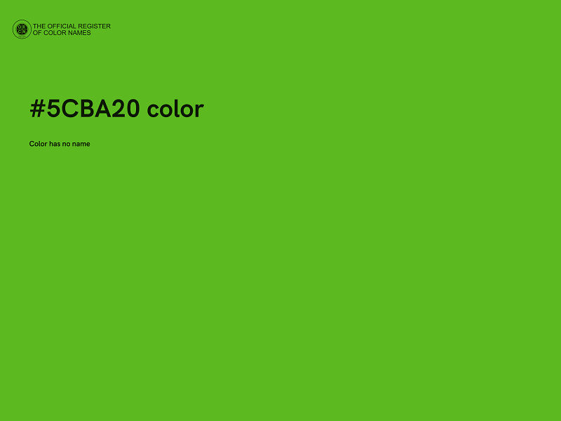 #5CBA20 color image