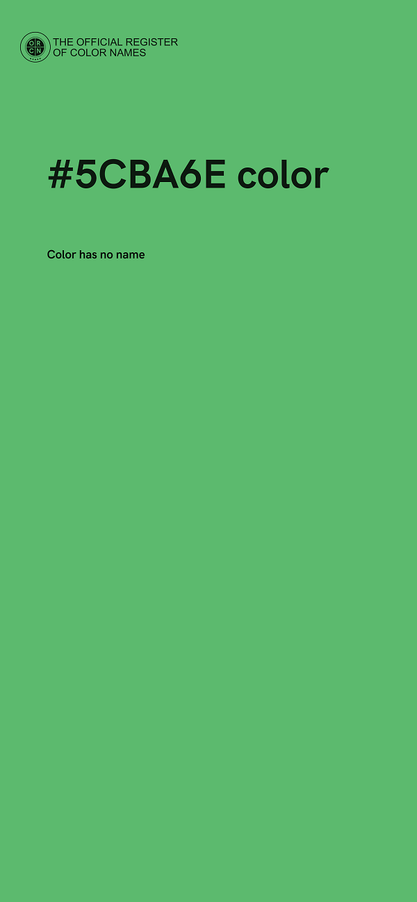#5CBA6E color image