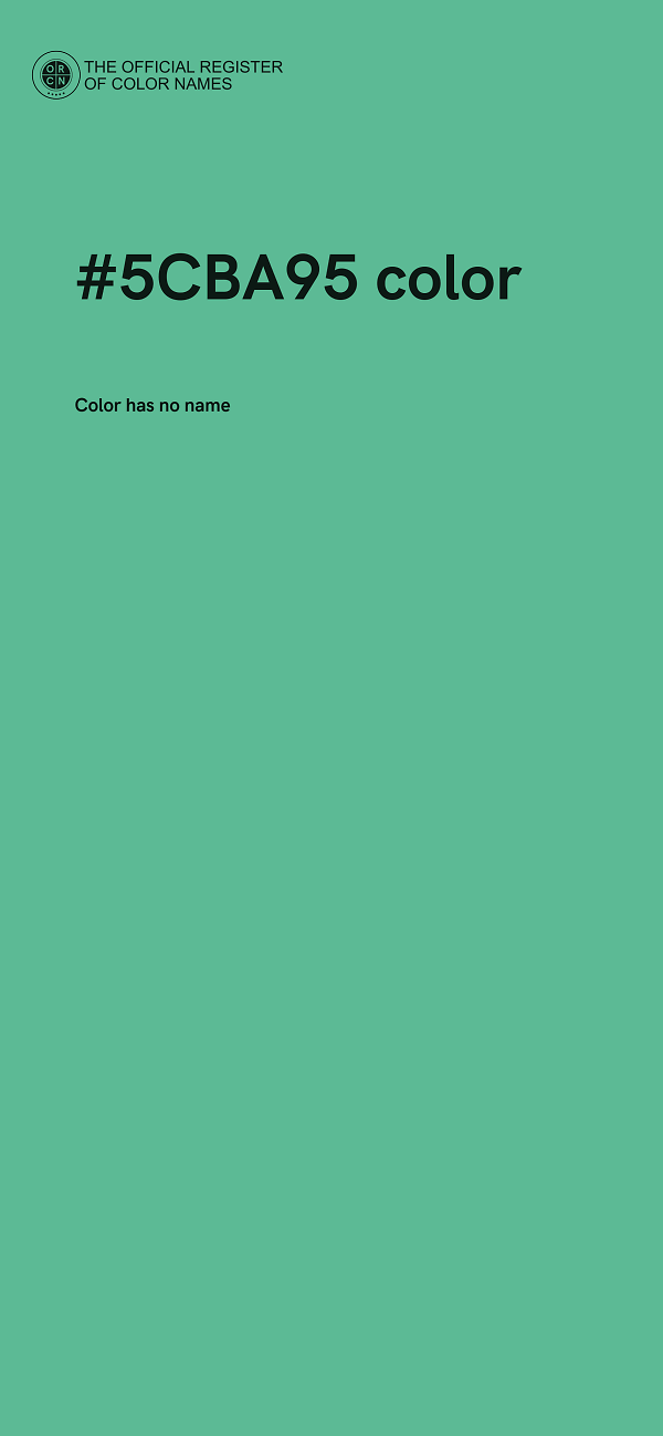 #5CBA95 color image
