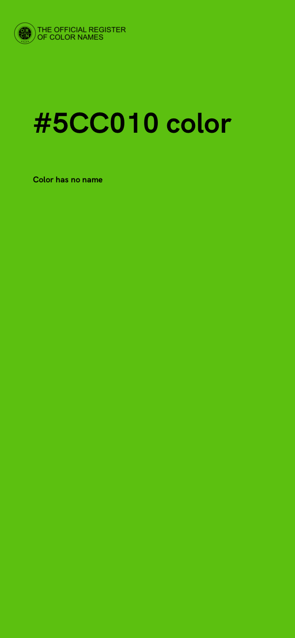 #5CC010 color image