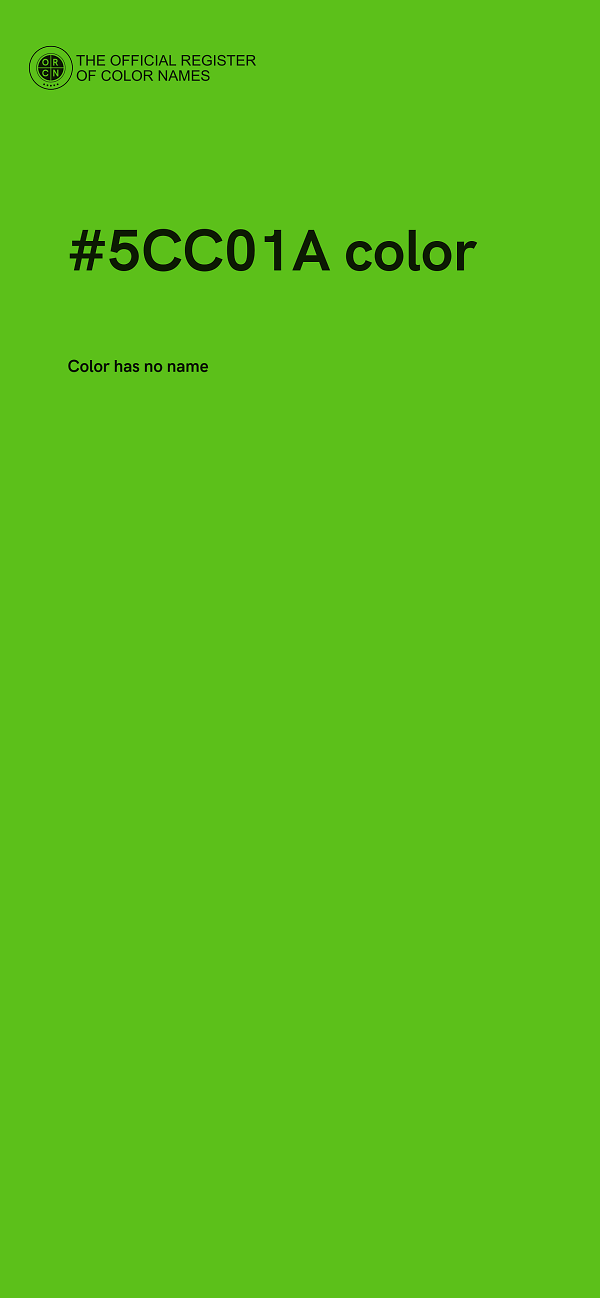 #5CC01A color image