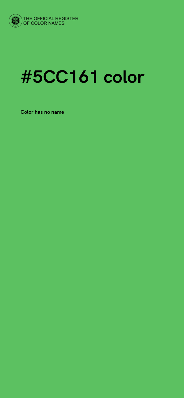 #5CC161 color image