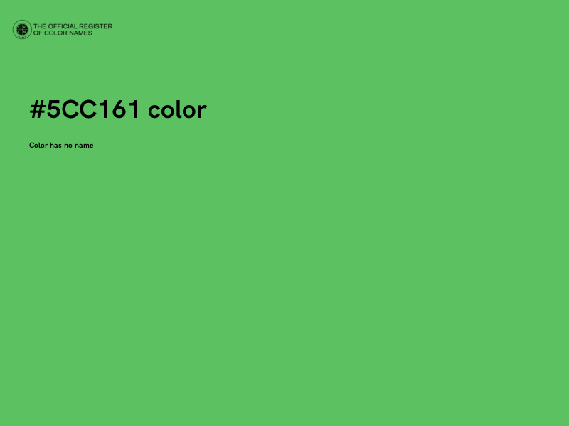 #5CC161 color image