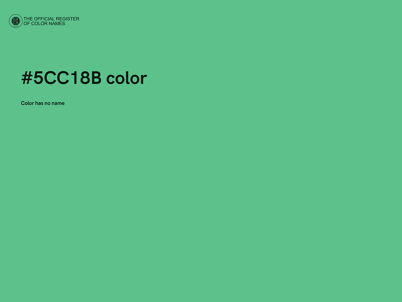 #5CC18B color image