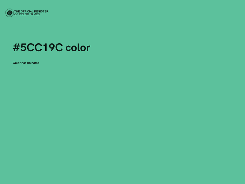 #5CC19C color image