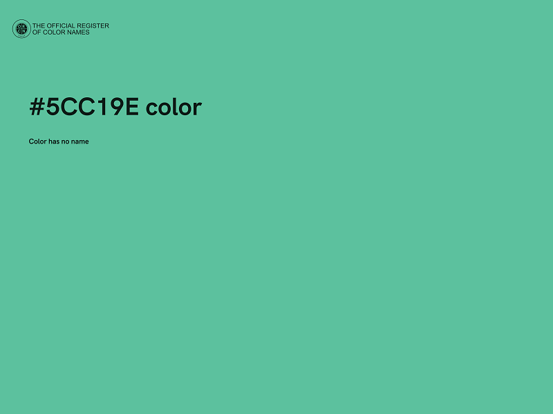 #5CC19E color image