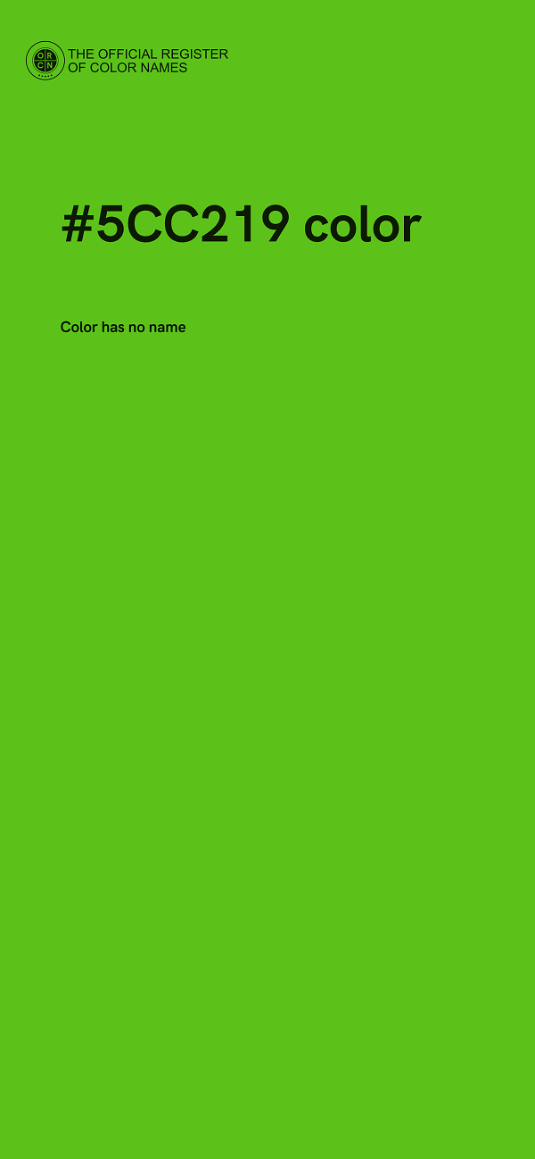 #5CC219 color image