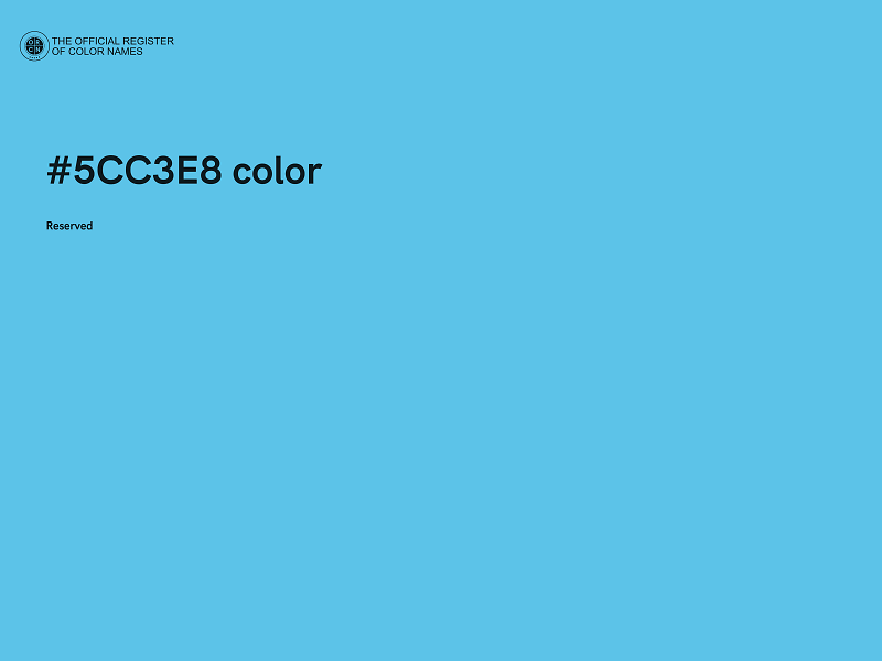 #5CC3E8 color image