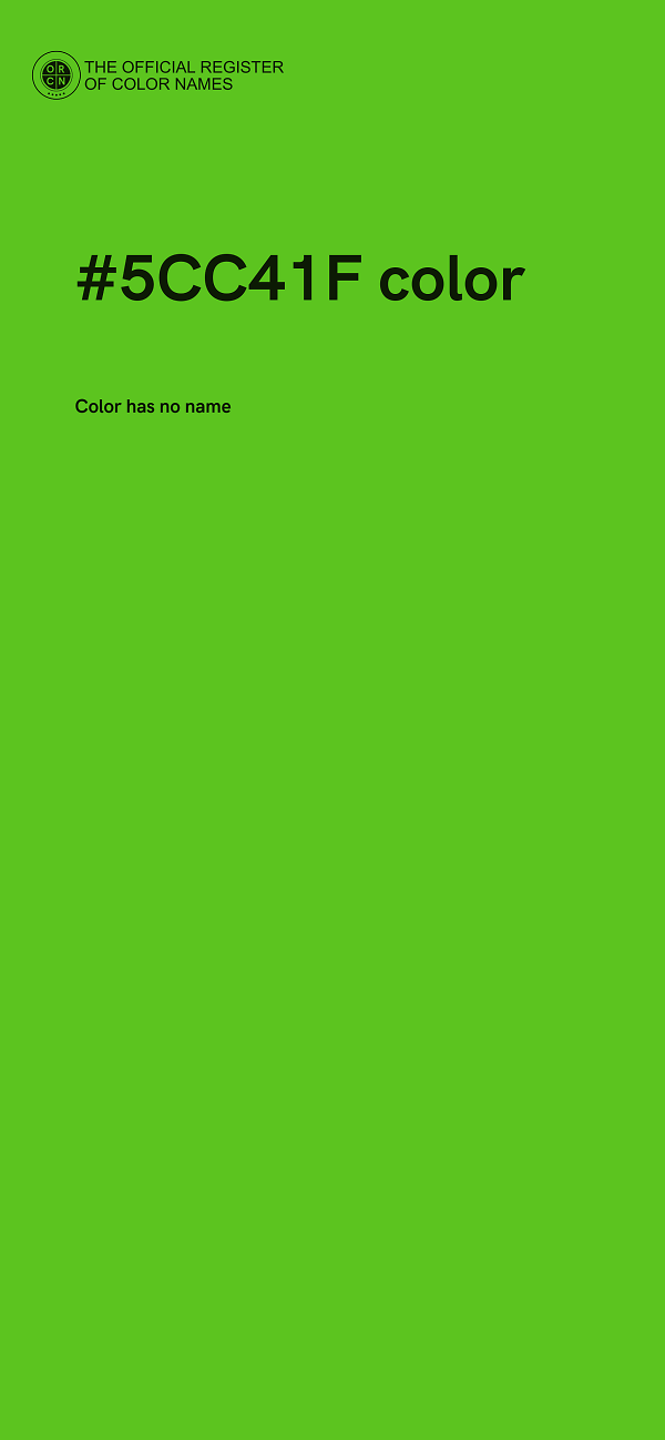 #5CC41F color image