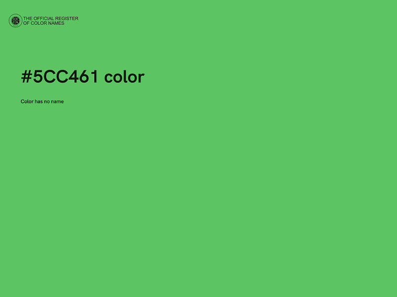 #5CC461 color image
