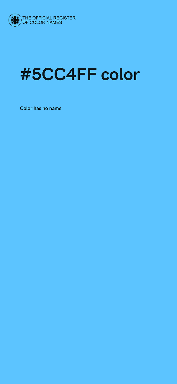 #5CC4FF color image
