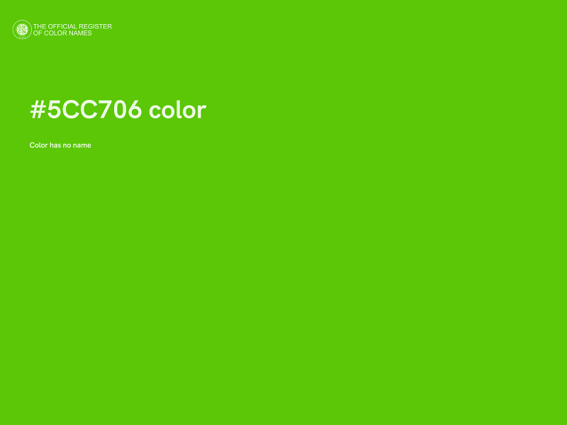 #5CC706 color image