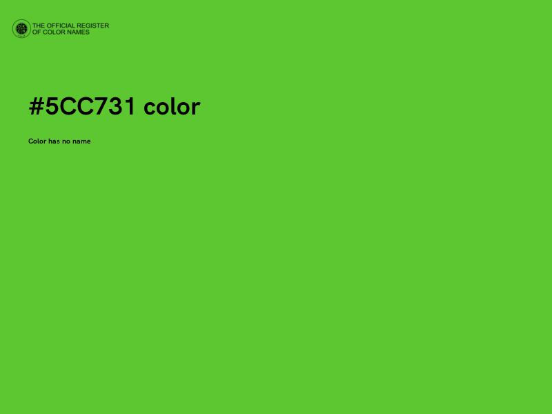 #5CC731 color image