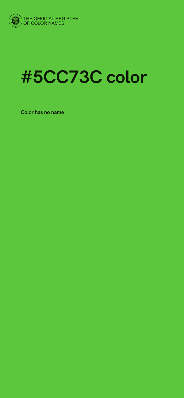 #5CC73C color image