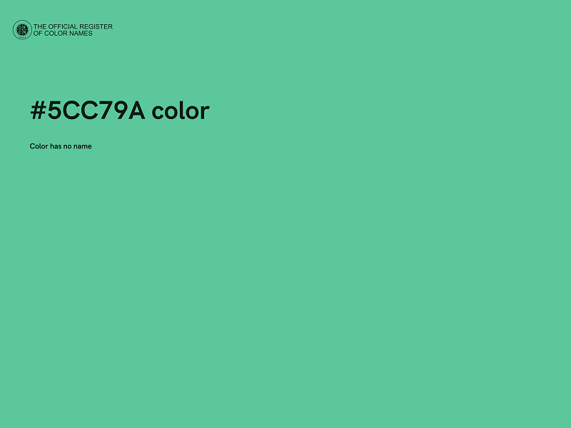 #5CC79A color image