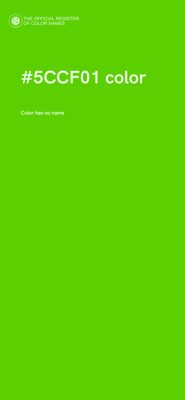 #5CCF01 color image