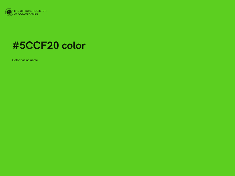 #5CCF20 color image