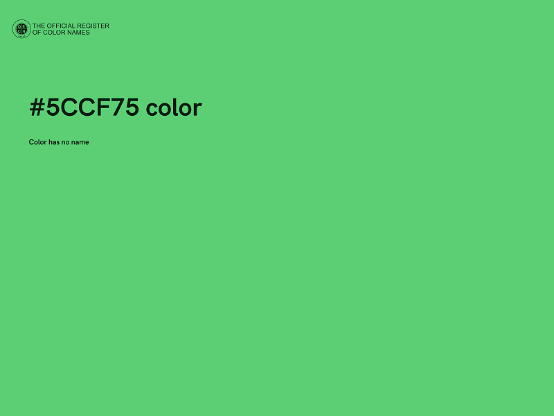 #5CCF75 color image