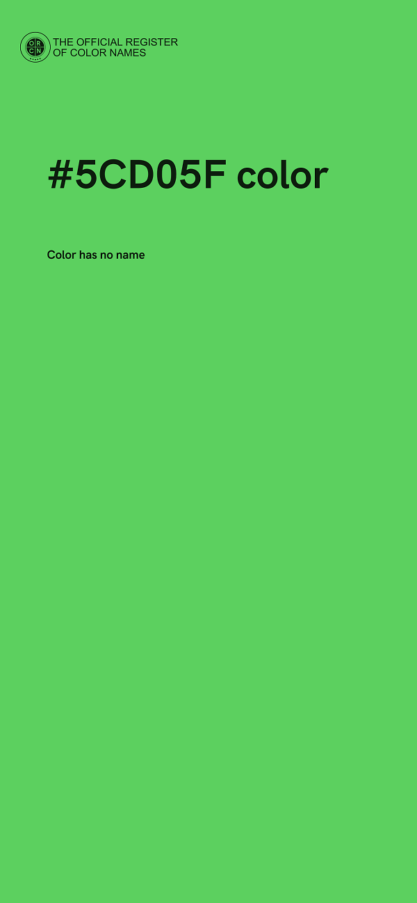 #5CD05F color image