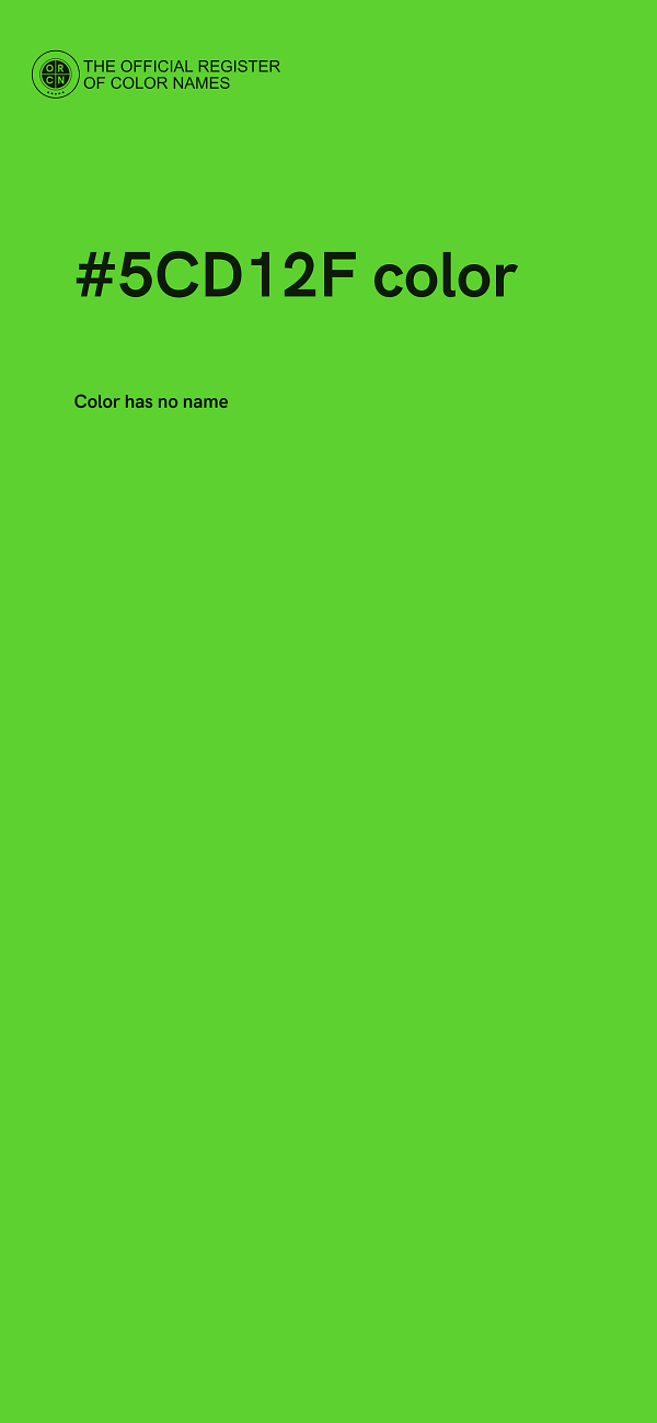 #5CD12F color image