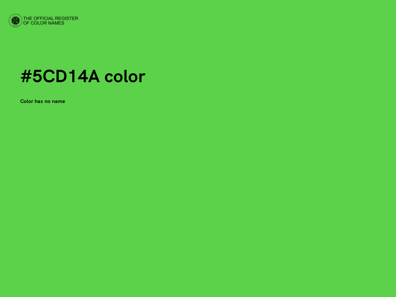 #5CD14A color image