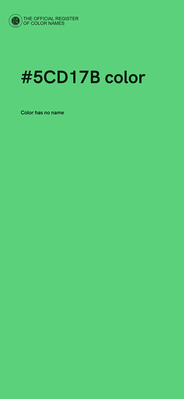#5CD17B color image