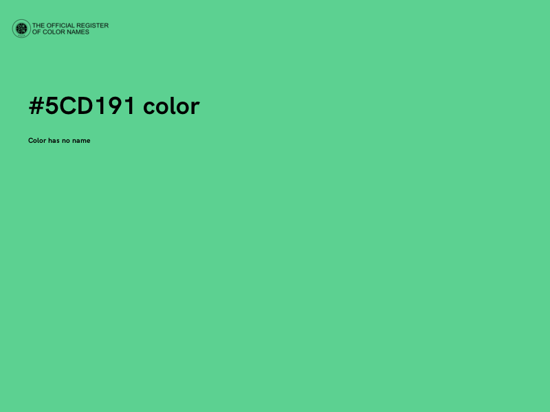 #5CD191 color image