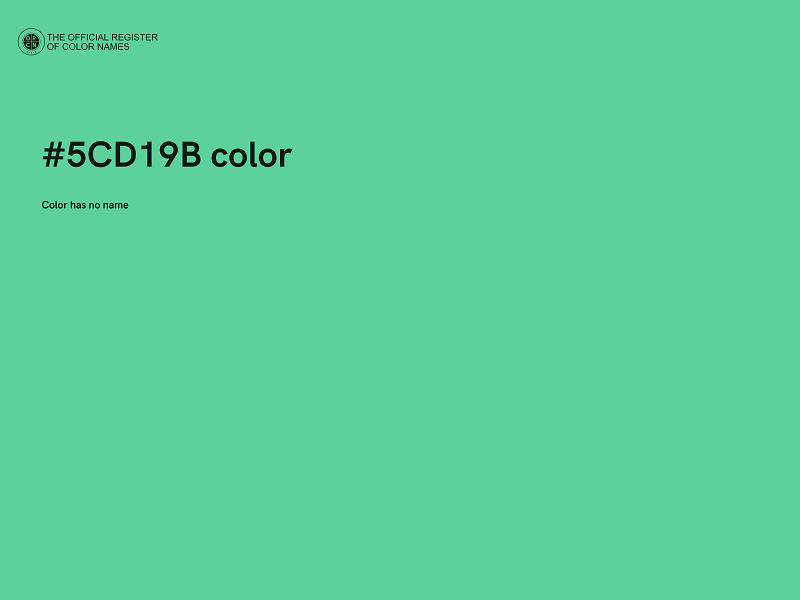 #5CD19B color image