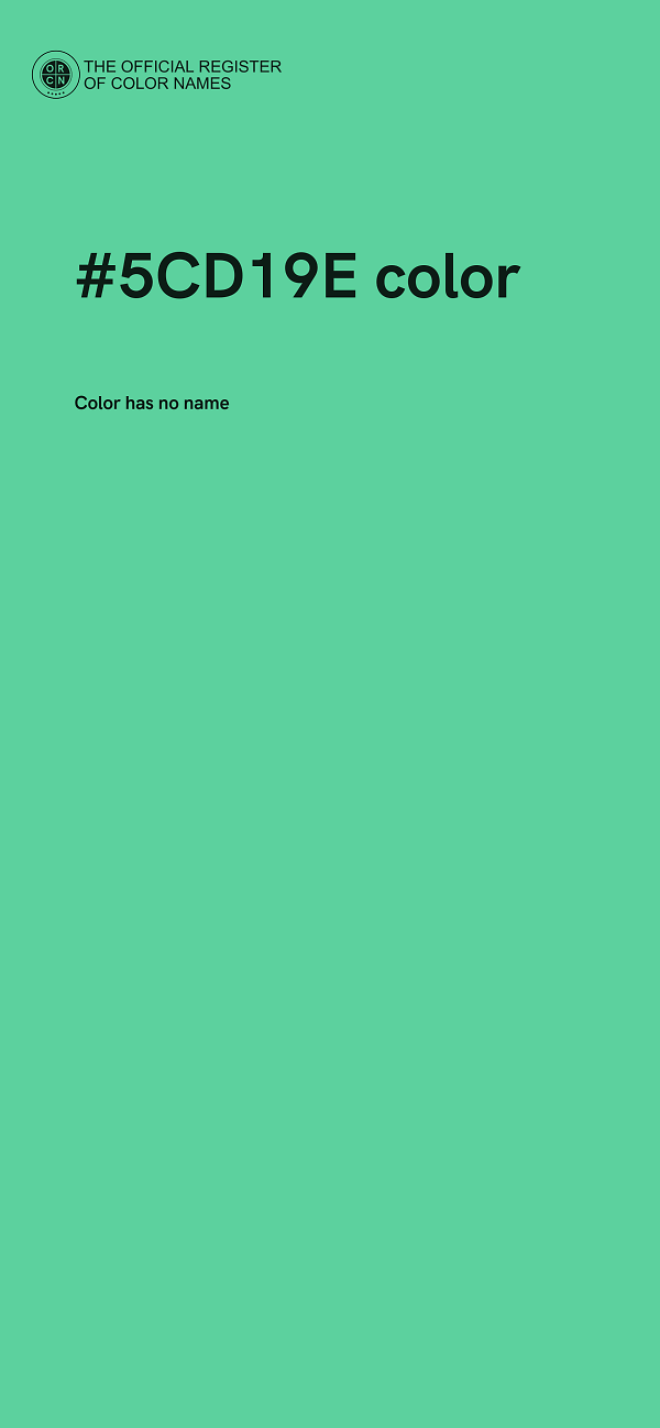 #5CD19E color image