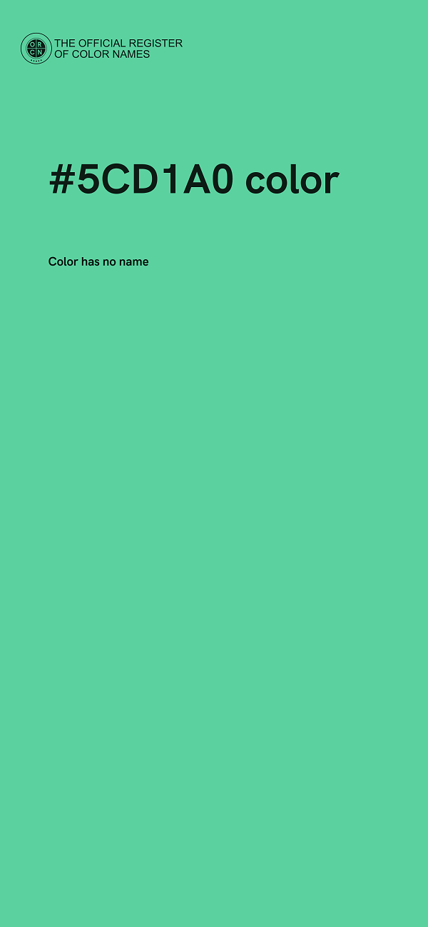 #5CD1A0 color image