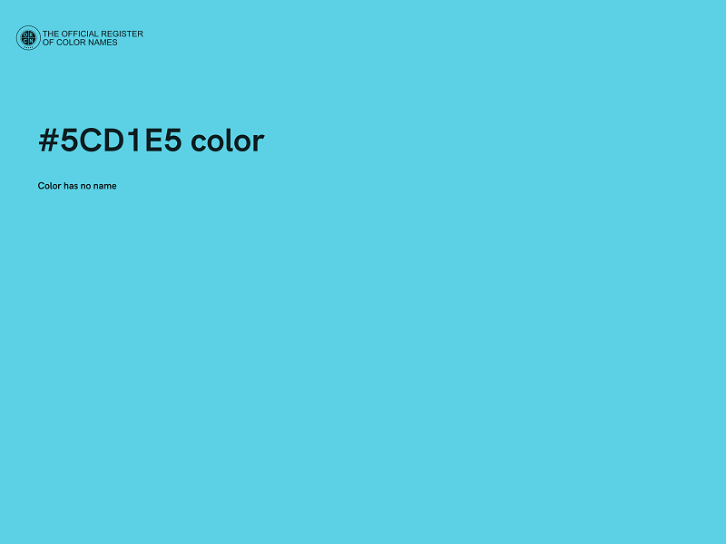 #5CD1E5 color image