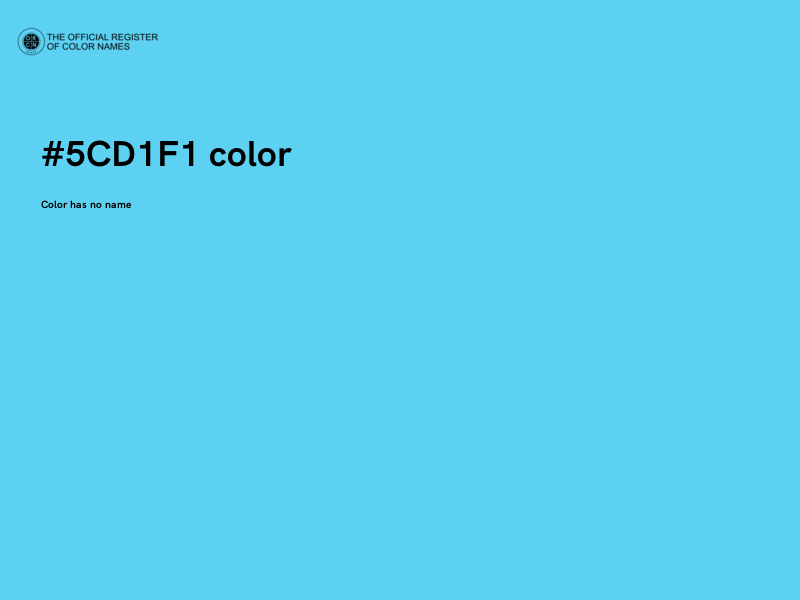 #5CD1F1 color image