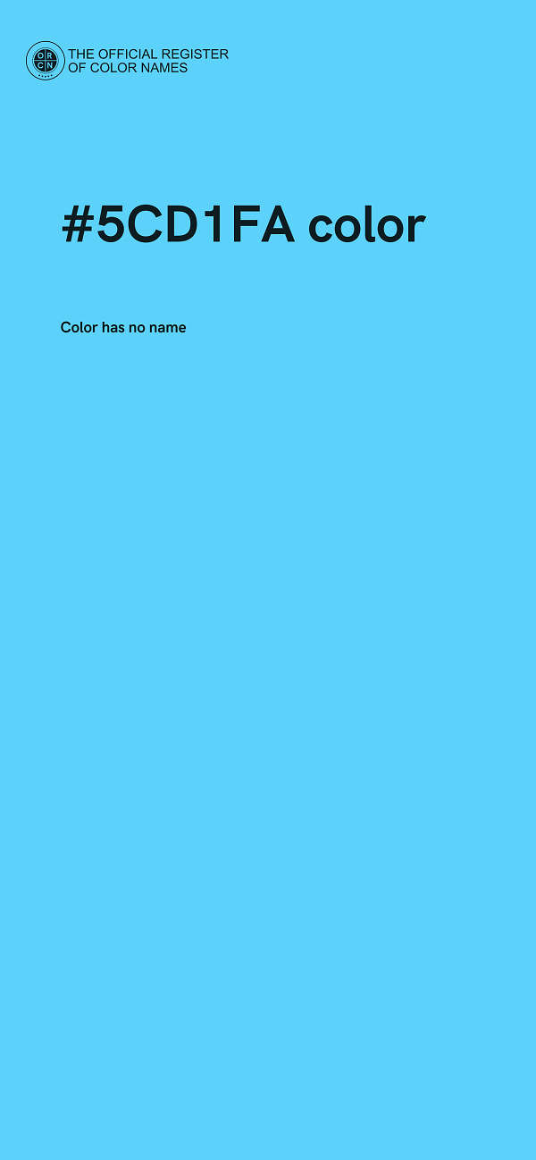 #5CD1FA color image