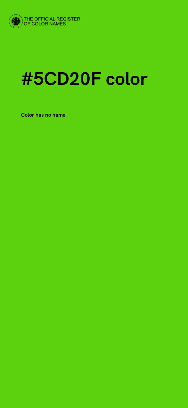 #5CD20F color image