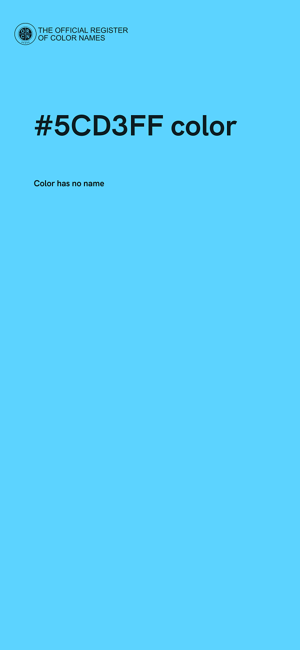 #5CD3FF color image